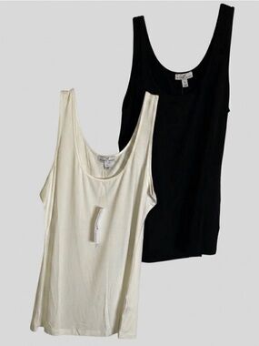 SHAVONNE DORSEY Tank Tops, Women’s L, One Black and One White